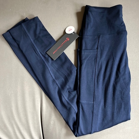 NWT Bally navy blue leggings - Picture 1 of 6